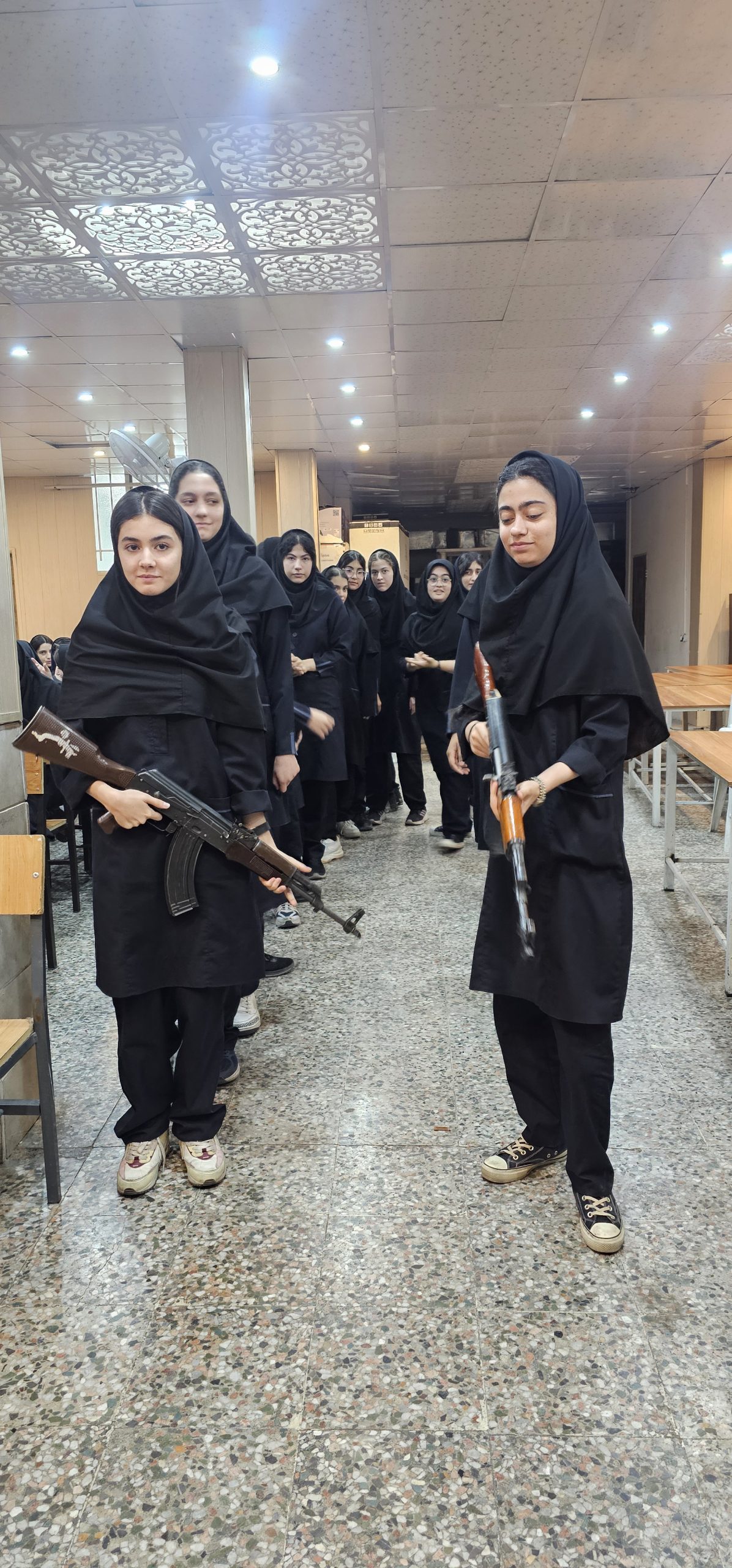 برگزاری کلاس آمادگی دفاعی